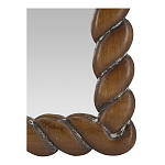 Зеркало с текстурной рамой из натурального дерева  Pine Wall Mirror варинант исполнения - 3 | Loft Concept в Кирове