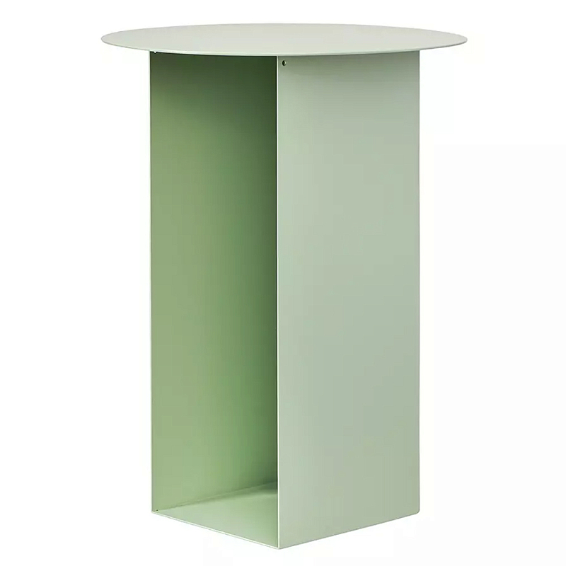 Журнальный столик с круглой столешницей и нишей для хранения Modern Table with Shelf Зеленый Сливовый Журнальный столик с круглой столешницей и нишей для хранения Modern Table with Shelf Зеленый Сливовый в Кирове | Loft Concept