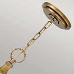 Люстра подвесная цвета латунь с прозрачным овальным стеклянным плафоном Hinkley варинант исполнения - 3 | Loft Concept в Кирове