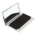 Визитница карманная металлическая с накладкой из натурального камня Яшма Stone Business Card Holders варинант исполнения - 3 | Loft Concept в Кирове