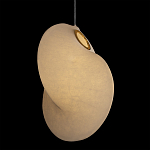 Подвесной светильник белый с фигурным тканевым плафоном White Whirlwinds варинант исполнения - 4 | Loft Concept в Кирове