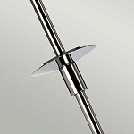 Подвесной светильник хромированного цвета с граненым прозрачным стеклянным плафоном Elstead Lighting варинант исполнения - 6 | Loft Concept в Кирове