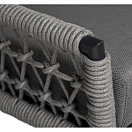 Диван двухместный уличный темно-серый Street Bliss варинант исполнения - 2 | Loft Concept в Кирове