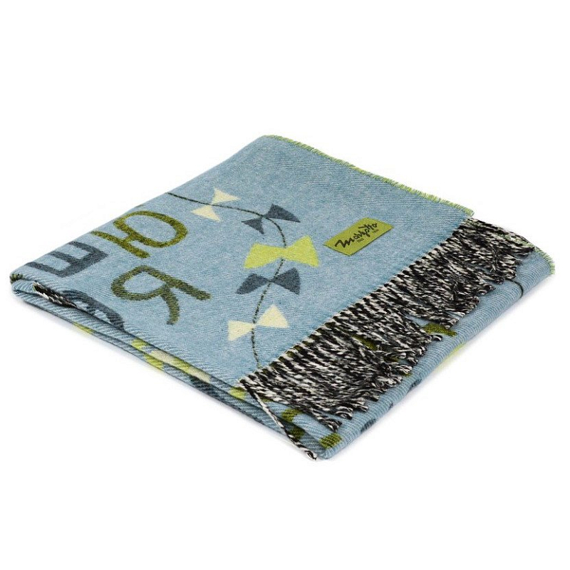 Плед ALP 1 Marzotto Серо-голубой в Кирове | Loft Concept 