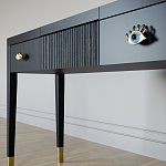 Туалетный стол - Трельяж Elsa Dreams Black 120 см варинант исполнения - 3 | Loft Concept в Кирове