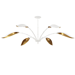 Люстра белая с плафонами в виде лепестков Delicate Flower варинант исполнения - 4 | Loft Concept в Кирове