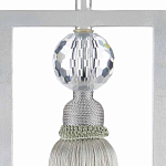 Торшер с прямоугольным тканевым абажуром на белом мраморном основании Silver Threads варинант исполнения - 2 | Loft Concept в Кирове