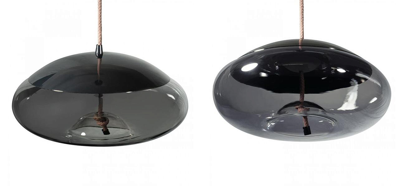 Подвесной светильник Brokis KNOT PC1037 Серое стекло - Loft-Concept в Кирове