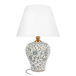 Настольная лампа с цветочной росписью Lamp Flower Painting варинант исполнения - 1 | Loft Concept в Кирове