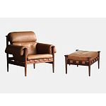 Пуф с каркасом из дерева и обивкой из кожи Furniture Medieval варинант исполнения - 1 | Loft Concept в Кирове