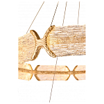 Люстра кольцевая с текстурным природным рисунком IceFlame варинант исполнения - 5 | Loft Concept в Кирове