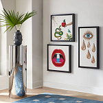 Панно Змея и яблоко вышивка бисер MUSE SNAKE & APPLE BEADED ART варинант исполнения - 1 | Loft Concept в Кирове