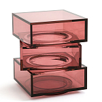 Стол журнальный в форме кубов Acrylic Furniture Lumina Crimson Clarity варинант исполнения - 1 | Loft Concept в Кирове