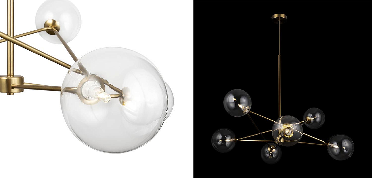 Люстра Chandelier Constellation Orbs Transparent Люстра Chandelier Constellation Orbs Transparent - Loft-Concept в Кирове