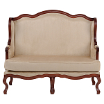 Диван двухместный из натурального бука бежевый Solid Luxury варинант исполнения - 1 | Loft Concept в Кирове