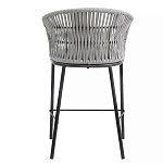 Стул барный с декоративным плетением на спинке и подлокотниках Chair Weave варинант исполнения - 4 | Loft Concept в Кирове