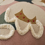 Подушка с цветочным принтом и кисточками Blooming Elegance Daisy варинант исполнения - 6 | Loft Concept в Кирове