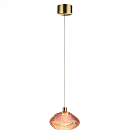 Подвесной светильник с прозрачным стеклянным плафоном округлой формы Effervia  варинант исполнения - 4 | Loft Concept в Кирове