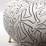 Кресло мягкое с принтом на золотистых ножках Onlooker варинант исполнения - 3 | Loft Concept в Кирове