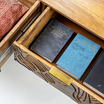 Комод с выдвижными ящиками и фактурным фасадом Termite варинант исполнения - 6 | Loft Concept в Кирове