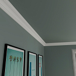 Гладкий карниз KT-63 варинант исполнения - 2 | Loft Concept в Кирове