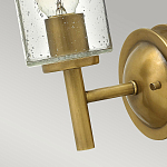 Бра с плафоном в форме цилиндра из прозрачного стекла с пузырьками Hinkley варинант исполнения - 3 | Loft Concept в Кирове